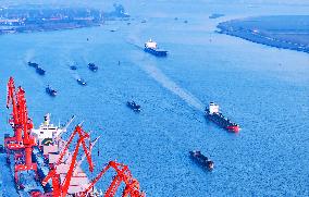 Yangtze River Cargo Ships