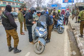 Security Beefed Up Ahead Of Indian Prime Minister Narendra Modi's Visit To Kashmir