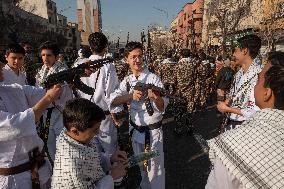 IRGC Rally, And The Little Soldiers Of Ayatollah Khomeini