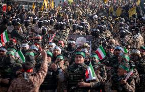 IRGC Armed Forces Participate In Military Rally