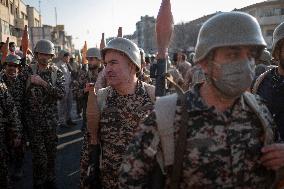 IRGC Armed Forces Participate In Military Rally