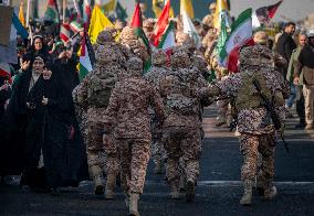 IRGC Armed Forces Participate In Military Rally