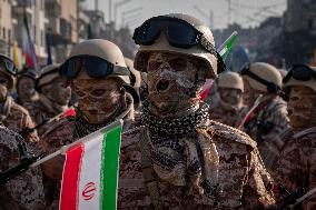 IRGC Armed Forces Participate In Military Rally