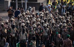 IRGC Armed Forces Participate In Military Rally