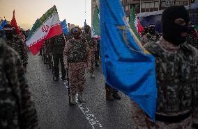 IRGC Armed Forces Participate In Military Rally