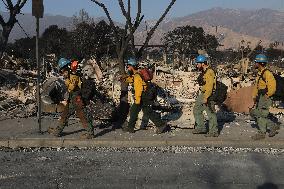 Los Angeles County Wildfires - USA