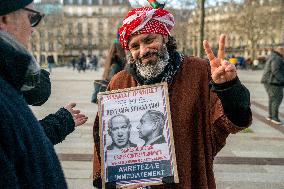 Pro-Palestinian Protest Honors Journalists Killed in Conflict - Paris