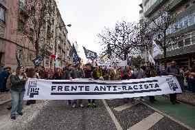 Demonstration Against Racism And Xenophobia In Lisbon