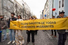 Demonstration Against Racism And Xenophobia In Lisbon