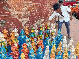 Preparation For The Vishu Festival In Trivandrum