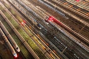 Railway Spring Festival travel rush in 2025