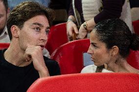 F1 Driver George Russell And Girlfriend At Basketball Match - Monaco
