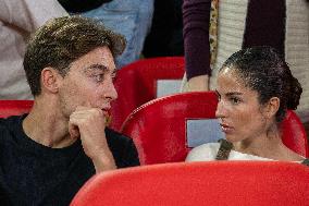 F1 Driver George Russell And Girlfriend At Basketball Match - Monaco