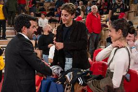 F1 Driver George Russell And Girlfriend At Basketball Match - Monaco