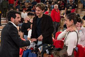 F1 Driver George Russell And Girlfriend At Basketball Match - Monaco