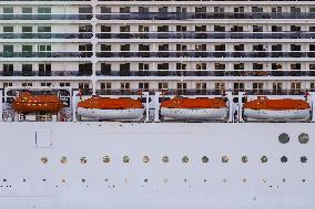 Cruise Ship At Port In Trieste