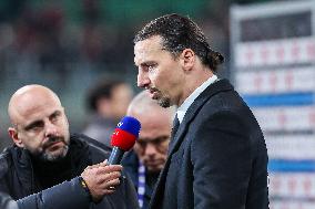 Zlatan Ibrahimovic At AC Milan v Cagliari Calcio - Italy