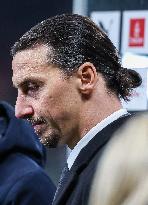 Zlatan Ibrahimovic At AC Milan v Cagliari Calcio - Italy