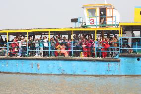 ''Makar Sankranti'' Festival In Sagar Islad, India