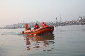 ''Makar Sankranti'' Festival In Sagar Islad, India