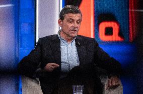 La7, Senator Carlo Calenda Host Of The Program In Other Words, Rome, Italy