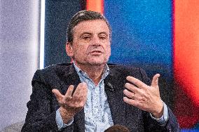 La7, Senator Carlo Calenda Host Of The Program In Other Words, Rome, Italy