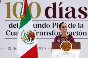 laudia Sheinbaum Mark 100 Days As President Of Mexico