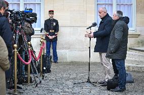 Meetings between general and representative professional agricultural organisations with French Prime Minister Francois Bayrou i
