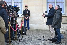 Meetings between general and representative professional agricultural organisations with French Prime Minister Francois Bayrou i
