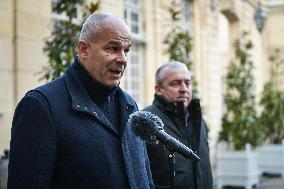 Meetings between general and representative professional agricultural organisations with French Prime Minister Francois Bayrou i