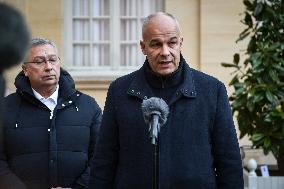 Meetings between general and representative professional agricultural organisations with French Prime Minister Francois Bayrou i
