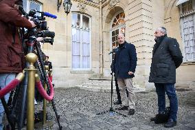 Meetings between general and representative professional agricultural organisations with French Prime Minister Francois Bayrou i