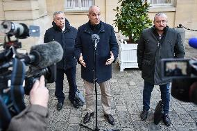 Meetings between general and representative professional agricultural organisations with French Prime Minister Francois Bayrou i