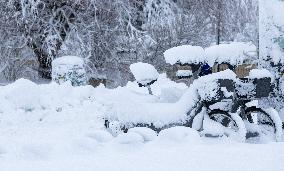 Snowstorm hits Estonia