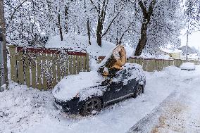 Snowstorm hits Estonia