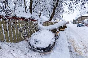 Snowstorm hits Estonia