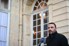 Meetings between general and representative professional agricultural organisations with French Prime Minister Francois Bayrou i
