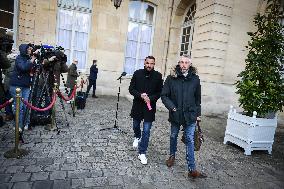 Meetings between general and representative professional agricultural organisations with French Prime Minister Francois Bayrou i