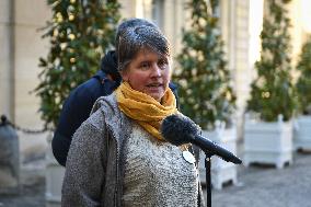 Meetings between general and representative professional agricultural organisations with French Prime Minister Francois Bayrou i