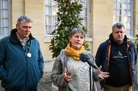 Meetings between general and representative professional agricultural organisations with French Prime Minister Francois Bayrou i