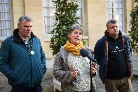 Meetings between general and representative professional agricultural organisations with French Prime Minister Francois Bayrou i