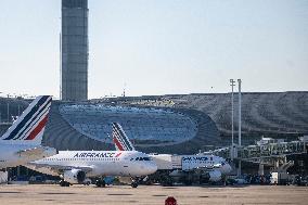 Illustration at Charles de Gaulle Airport in Paris