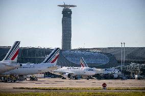 Illustration at Charles de Gaulle Airport in Paris