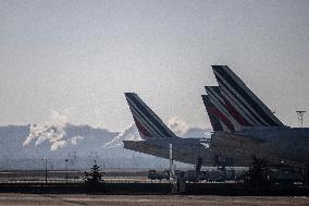 Illustration at Charles de Gaulle Airport in Paris