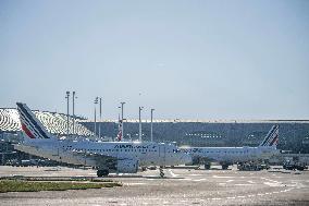 Illustration at Charles de Gaulle Airport in Paris