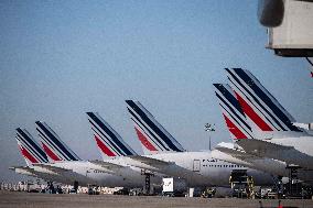 Illustration at Charles de Gaulle Airport in Paris