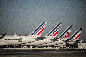 Illustration at Charles de Gaulle Airport in Paris