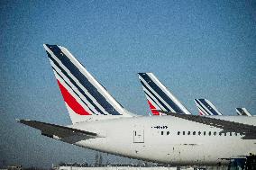 Illustration at Charles de Gaulle Airport in Paris