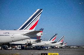 Illustration at Charles de Gaulle Airport in Paris