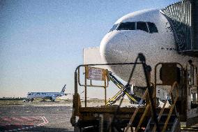 Illustration at Charles de Gaulle Airport in Paris